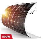 800W 200X4 Flexibel Solarmodul Solarpanel für Balkonkraftwerk Camper Wohnmobil