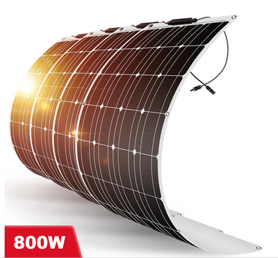 800W 200X4 Flexibel Solarmodul Solarpanel für Balkonkraftwerk Camper Wohnmobil