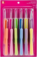 Boye 3396270001 Ergonomic Crochet Hook Set 12 pc Sizes 2.25mm to 10mm NEW