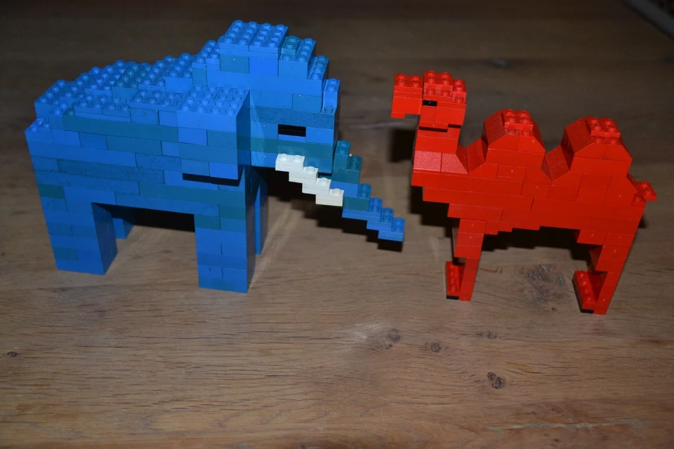 Lego 50er Elefant und Camel gebaut nach Bild aus Legoheft vintage 50s - Bild 4 von 4
