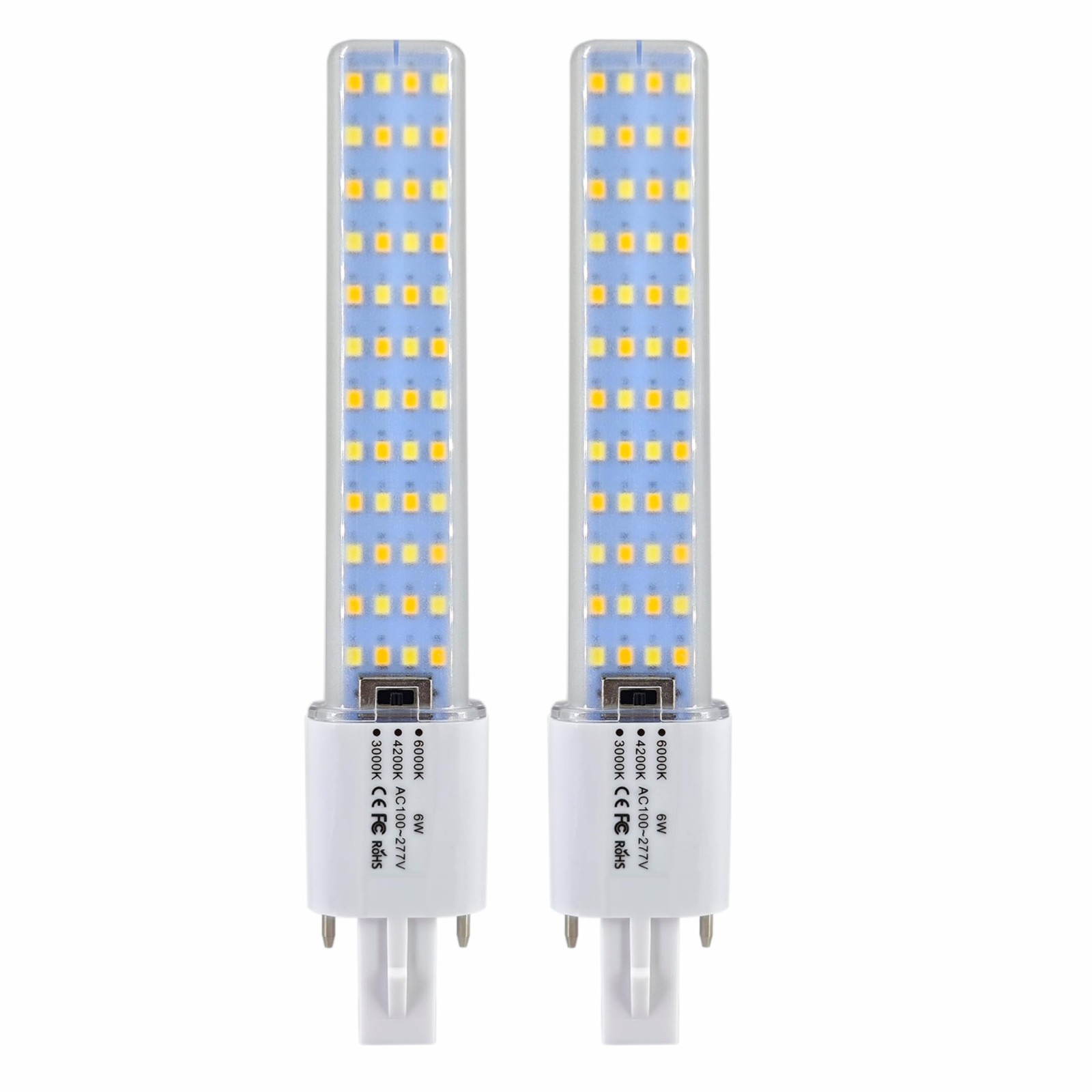 Ampoule LED G23 6W contre la fatigue oculaire avec blanc réglable