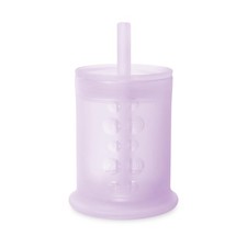 Silicone Training Cup with Straw Lid  Babies Water Drinking Cup  6 Mo Infa...