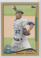 2014 Topps Pro Debut Gold 39/50 Miguel Almonte #90 0f8