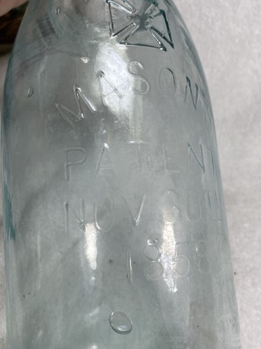 HERO CROCE Sopra MASSONI BREVETTO 1858 MEZZO GALLONE Barattolo Frutta - Foto 17 di 18