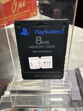 Sony PlayStation 2 Memory Card 8MB Black SCPH-10020