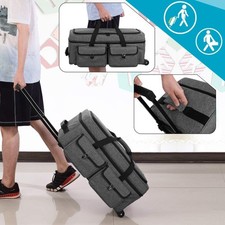 Rolling Craft Tote Bag with Wheels Compatible for Cricut Maker 4 Maker 3 Maker