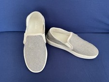 Olukai Pehuea Women  s Slip On Sneakers  Sz 6 Gray Tapa  Excellent Condition 