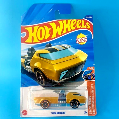 HOT WHEELS 2025 TWIN DORADO METALFLAKE GOLDENROD 228/250 HYW49 NEW
