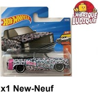 Hot Wheels Truckin' Along 83 Chevy Silverado Pickup Black Widow 42/250 3/5 Neu
