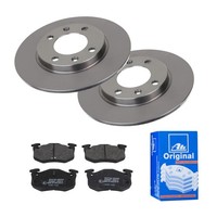 Ate Bremsscheiben Ø247Mm + BremsbelÄGe Hinten FÜR Peugeot 206 2A/100 206 200 2D