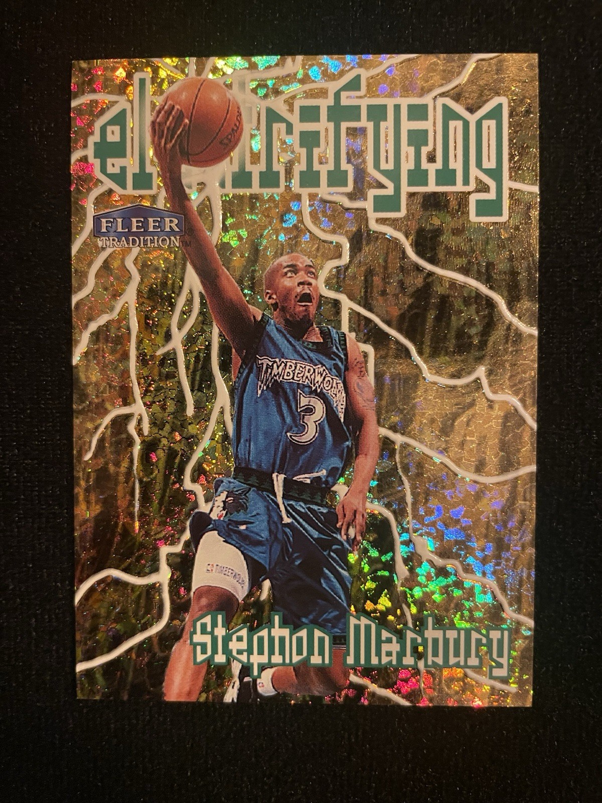 1998-99 Fleer Tradition - Electrifying Stephon Marbury #8 E