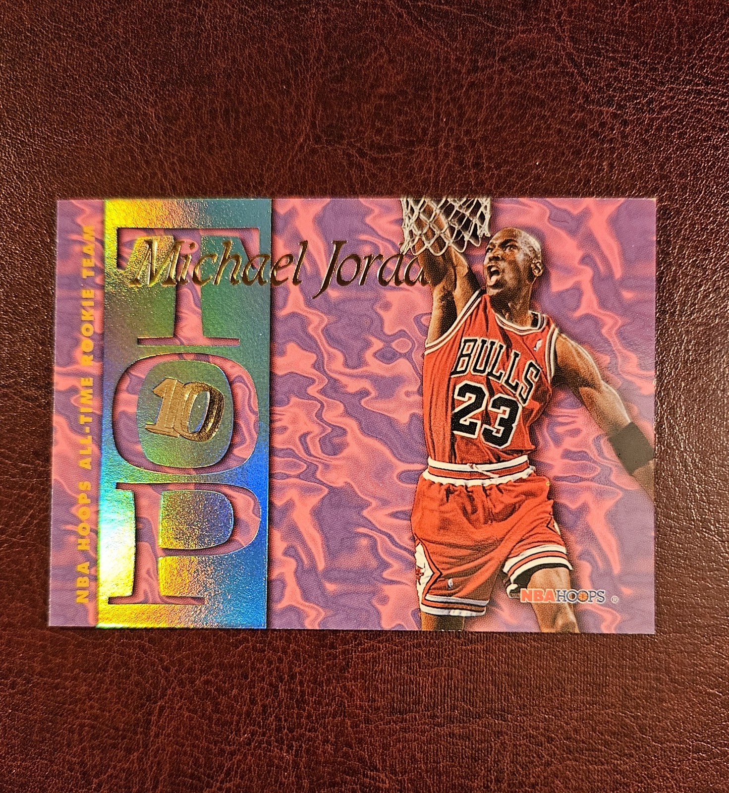 1995-1996 NBA Hoops - Top Ten Michael Jordan #AR7