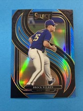 2025 Panini Select Baseball Brock Wilken Premier Level Light Blue Prizm /199