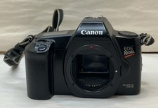 Canon EOS Rebel Quartz Date 35mm SLR Film Camera Body Only w/Strap Tested Works