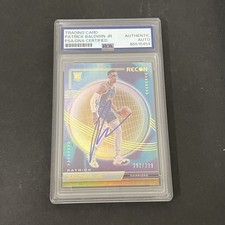 2022-23 Panini Recon #205 Patrick Baldwin Jr. Holo Gold 292/299 signed card