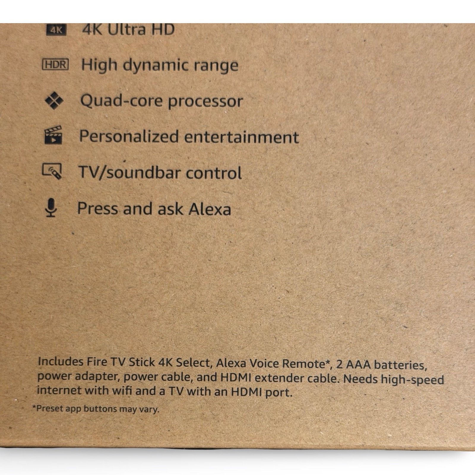 Amazon Fire TV Stick 4K Select Streaming Device NEW Alexa Voice Remote 8GB HDR