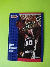 1991-92 Fleer Basketball Card #187 DAVID ROBINSON Spurs  Near Mint