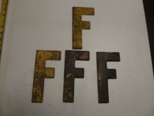 Vintage Metal 7.5 Tall Marquee Letter f buying one 