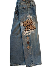 Kids Ecko Unltd Logo Jeans Sz 4 vintage Y2K skater Relax Fit