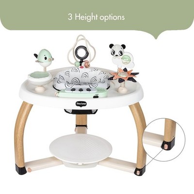OPEN BOX 5-in-1 Here I Grow Stationary Activity Center - Black & White Tiny Love