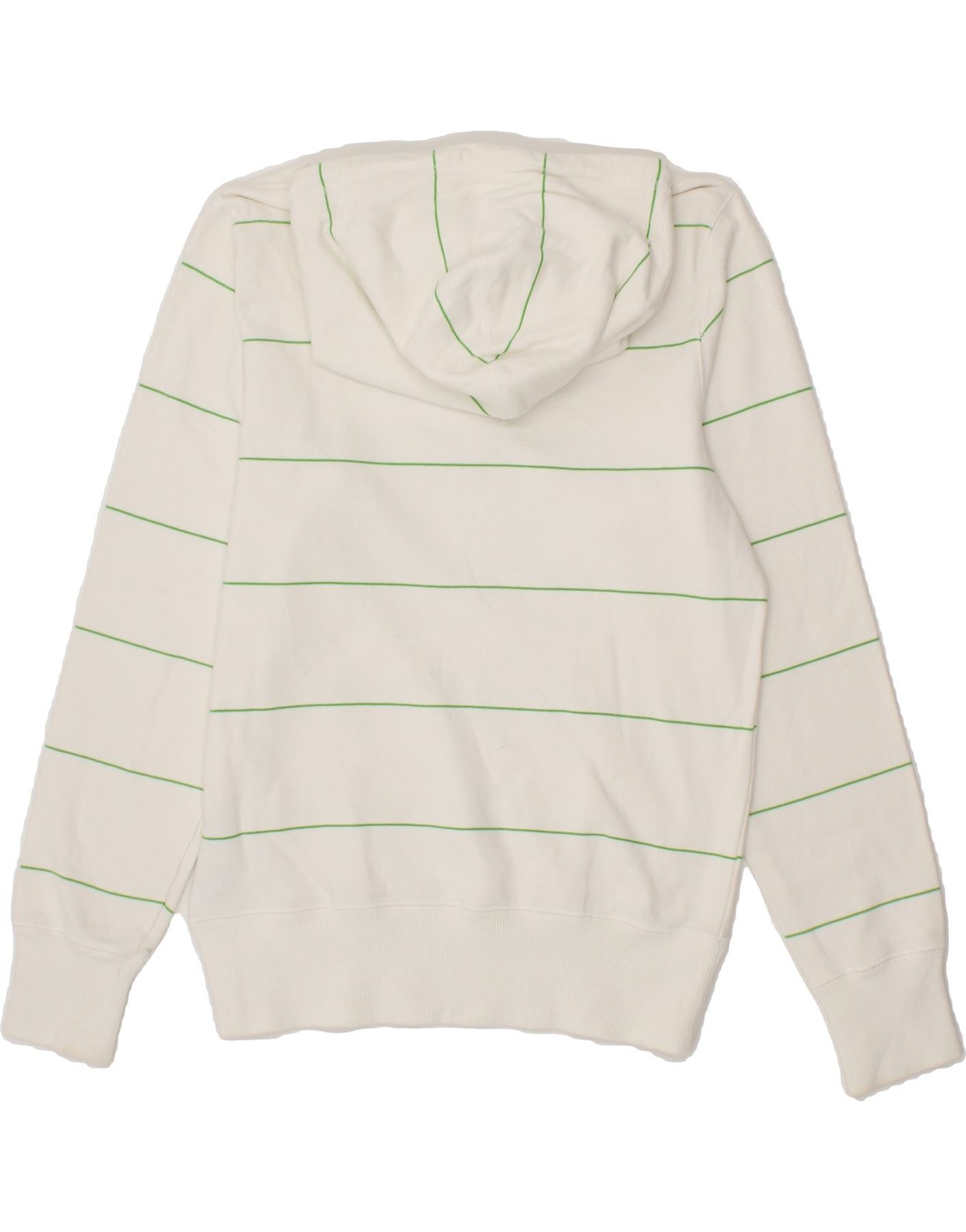 OFF WHITE X NIKE NIKE maglione uomo con cappuccio piccolo bianco sporco a righe cotone IH35