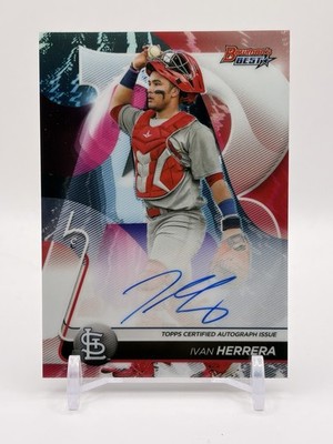 Ivan Herrera 2020 Bowman's Best Refactor Auto #B20-IH Cardinals