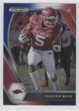 2021 Panini Prizm Draft Picks Red White & Blue Prizm Rakeem Boyd #152 1n0