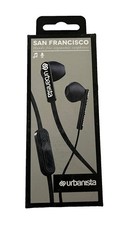 Urbanista San Francisco Wired 3.5mm Stereo High Quality Sound Earbuds - Black