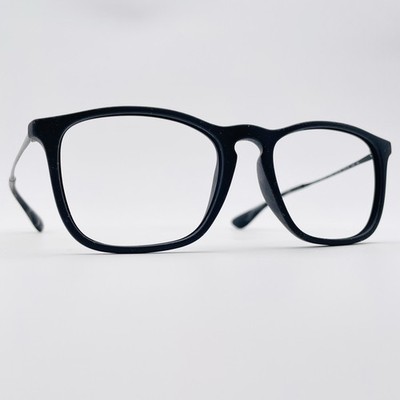 RAY-BAN Brille MATT SCHWARZ ECKIG Brillengestell MOD: RB 4187 CHRIS 622/8G