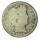 1900 S 25c Barber Silver Quarter Dollar Twenty Five Cents San Francisco