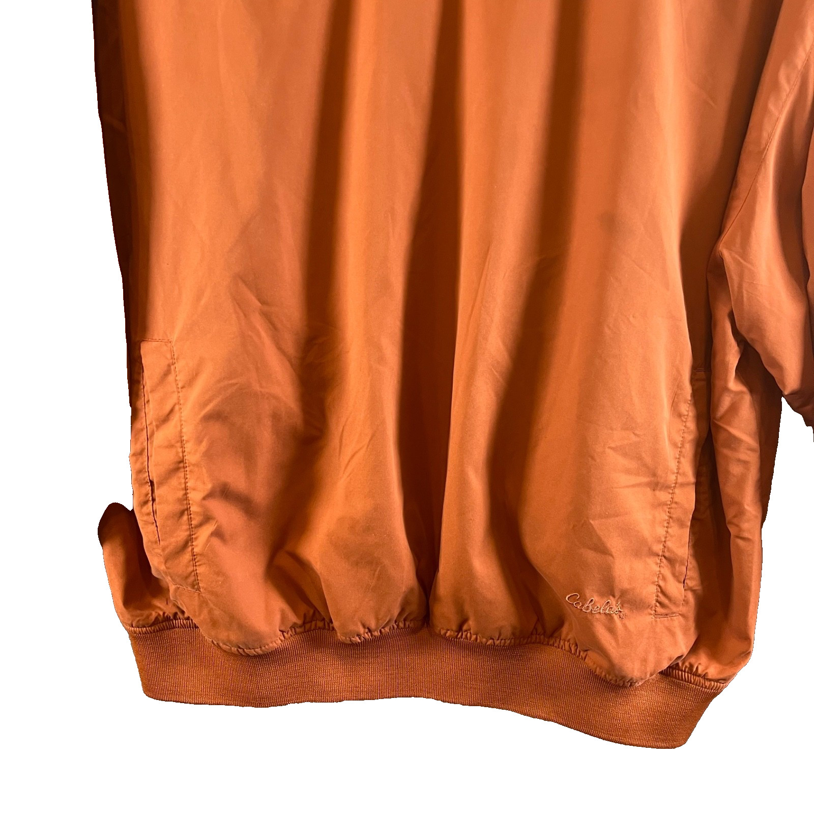 Cabelas Windcrest Rust Size L Pullover Windbreake… - image 3