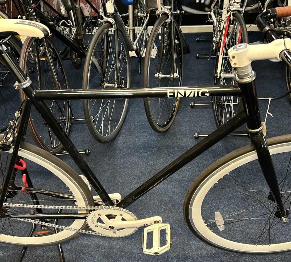 Enzig Single Speed "Fixie" Fahrrad Cycle 700 Räder Stahlrahmen 59 cm - Bild 4 von 4