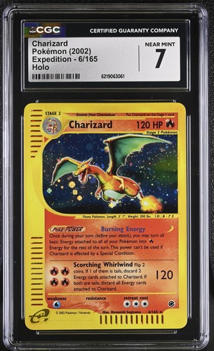 Charizard graded CGC 7 for sale on eBay