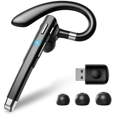 Hsility Bluetooth Headset with USB Type C 270 Degrees Rotatable Microphone fo...