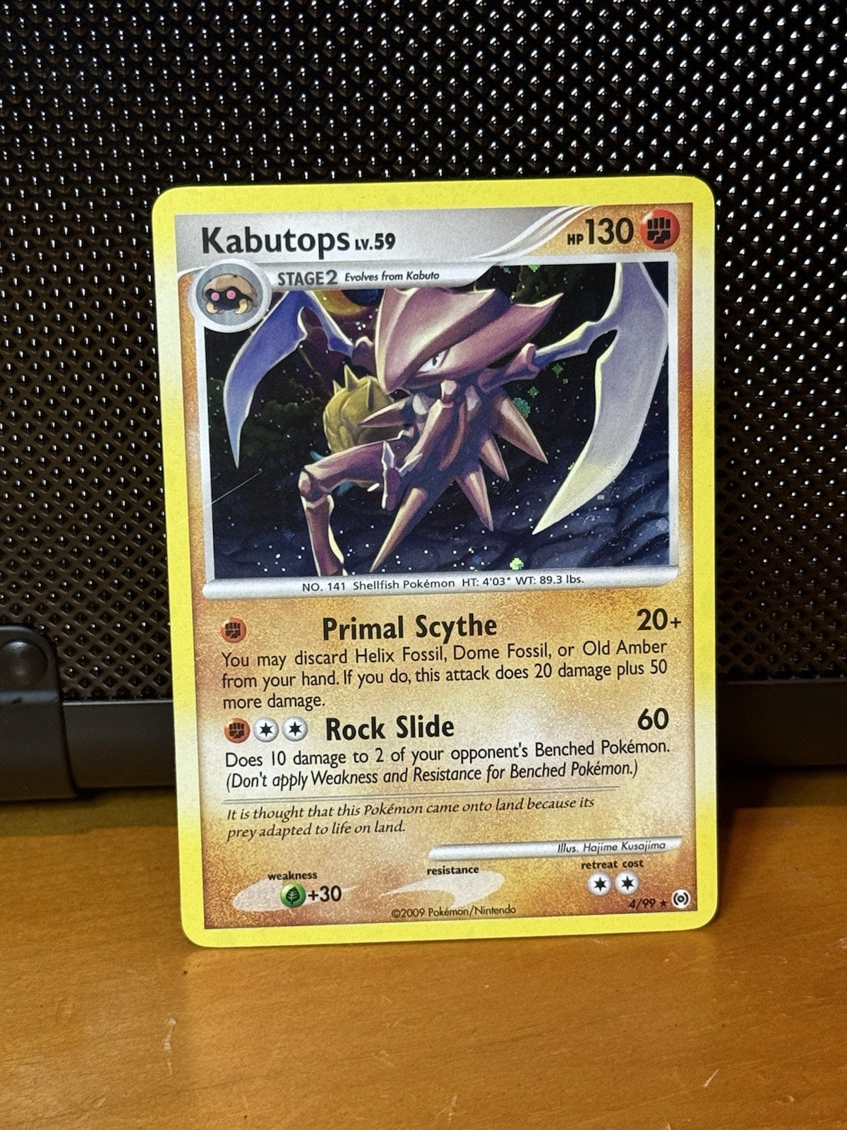 Kabutops 4/99 Arceus Holo NM Platinum