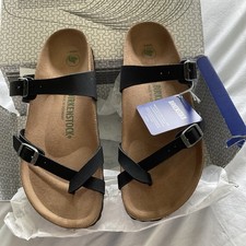 Birkenstock Mayari narrow fit  Oiled Leather Black 
