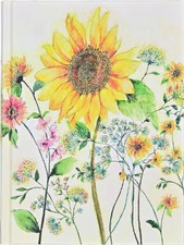 Watercolor Sunflower Journal Diary, Notebook 