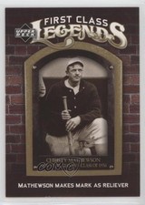 2006 Upper Deck First Class Legends Gold /699 Christy Mathewson #FCL-62 HOF 0b0