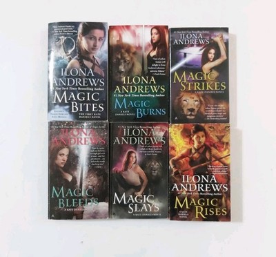 Ilona Andrews Kate Daniels Series 6 Book Lot Urban Fantasy Magic Paperback