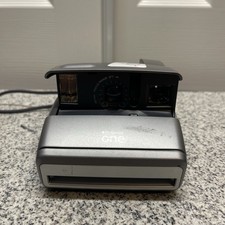 Vintage Polaroid One 600 Instant Camera Gray Parts Or Repair Untested