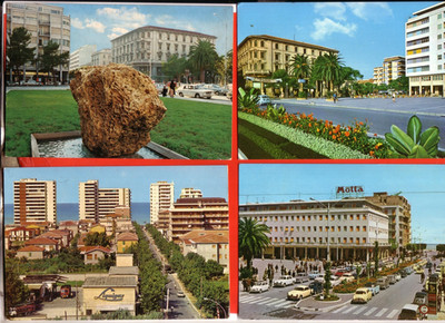 LOT OF 20 POSTCARDS PESCARA CITY 17 TRIPS GIFT OCC