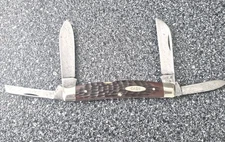 CASE XX USA 6488 1975 5 Dot Large Congress Red Jigged Bone Vintage 