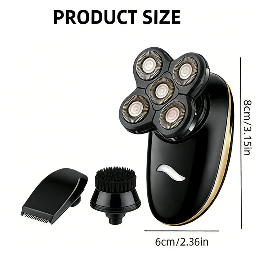 5 IN 1 Electric Wet & Dry Painless Rechargeable Lady Shaver Razor for Women NEW