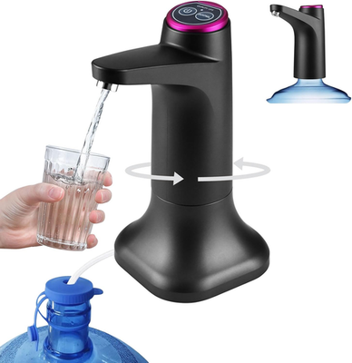 #ad 5 Gallon Water Pump with Mobile Base USB Rechargeable Electric Water Dispenser $29.67