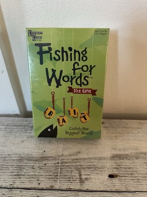 Fishing for Words University Games NEW Sealed Ages 8 & Up Spelling Vocabulary