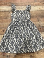 Women’s Altar’d State NWT Floral Dress Blue Silver Sz XS (2272)