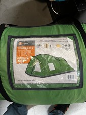 Hi Gear Voyager Elite 6 + Camping Grill | 6 Man Tent | Green | Standing Height 