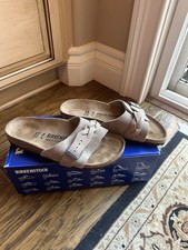 Birkenstock Oita Braid Narrow Taupes Size 37 EU