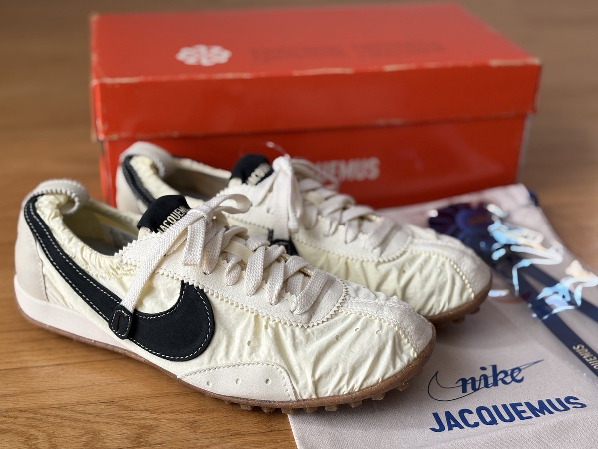 NIKE JACQUEMUS MOON SHOE SP ALABASTER OFF NOIR W 8 M 6.5 EU 39 NIB