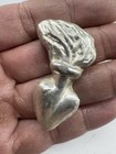 Solid .925 Sterling Silver Hand Poured Sacred Heart Ingot- 32.72 Grams Stamped — photo 2